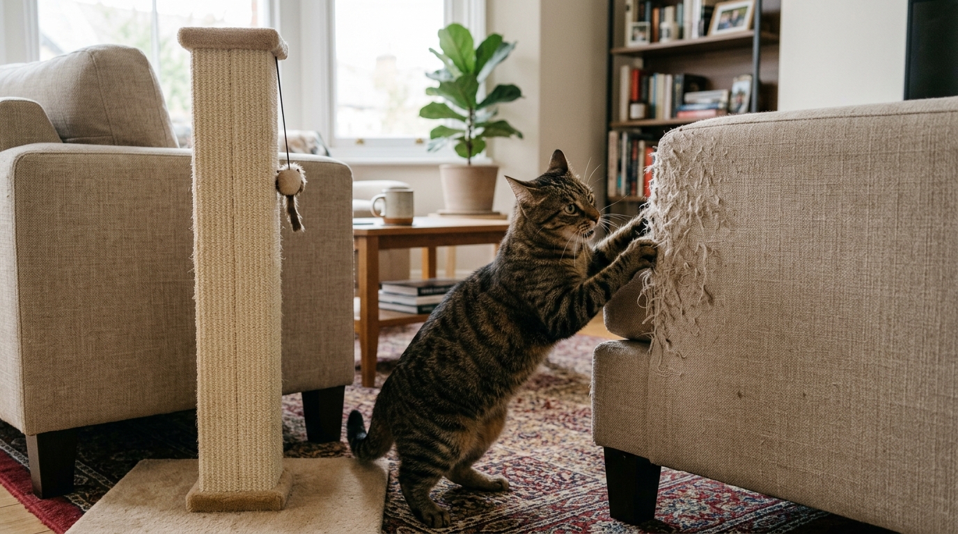 Kedi Tırmalaması: Eşyalarınızı Korumak İçin Alternatif Çözümler